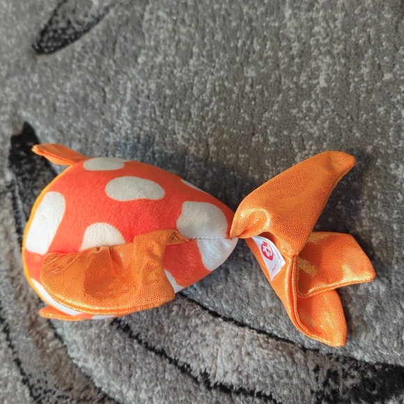 Small beanie Boo Sami the gold fish no tag - Picture 8 of 10